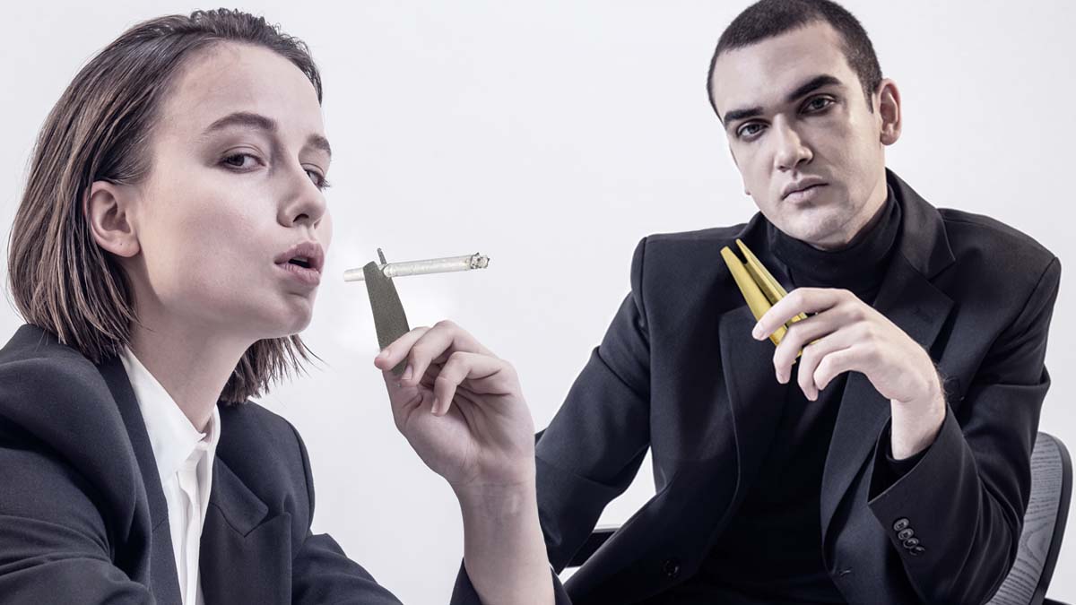 흡연자들 여기 모여라! 손에서 담배냄새는 이제 안녕! 시가렛 홀더