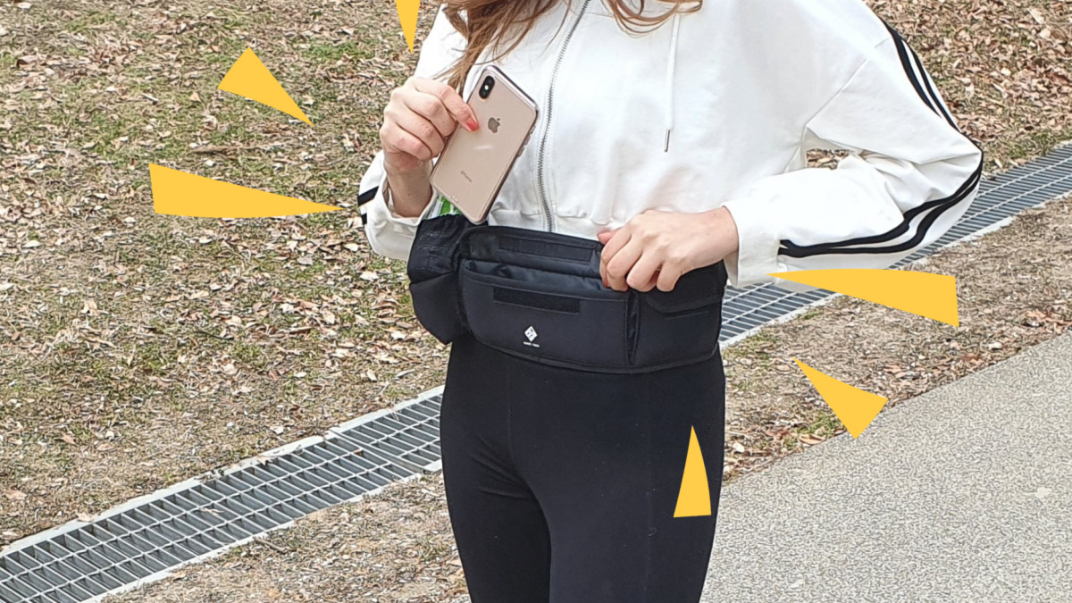 Still stuffing pockets while working out? Solve it with just a running belt!