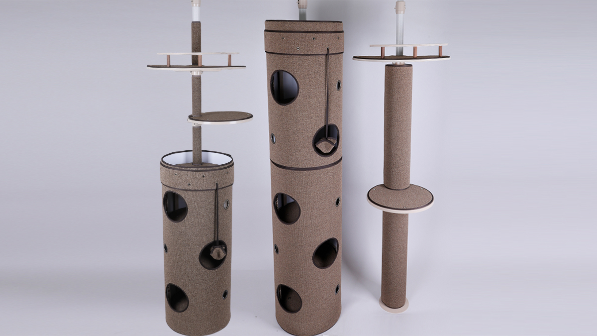 고양이 캣트리, 기둥스크래쳐 - 톡톡팩토리 캣폴 캣타워 