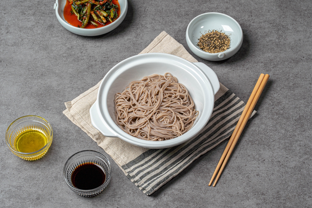 [荞麦冷面]100%国产荞麦面，劲道弹牙！无面粉无麸质