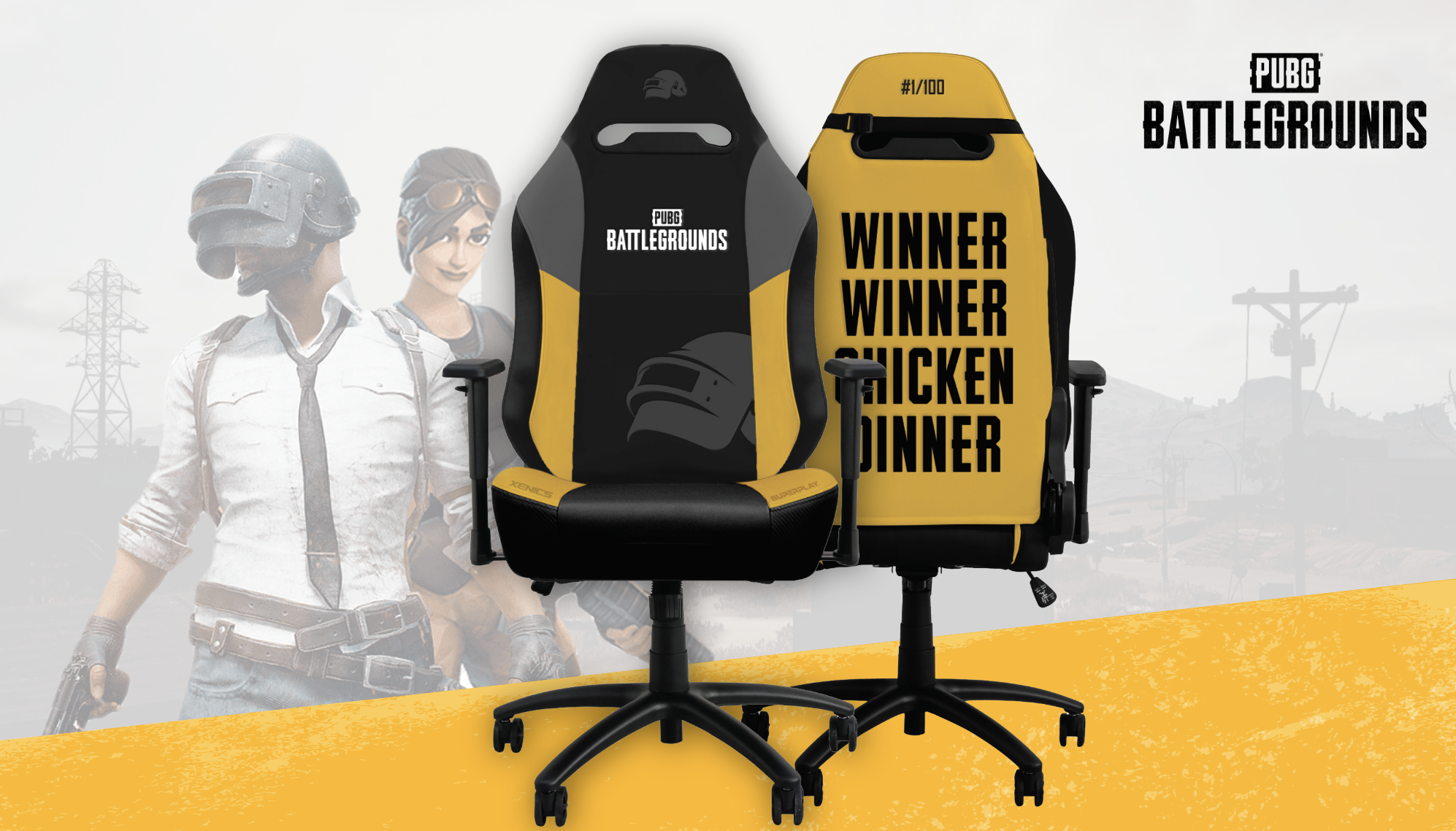 [PUBG正規品] ゲームは装備で決まる！勝利を呼ぶPUBGゲーミングチェア＋グッズ