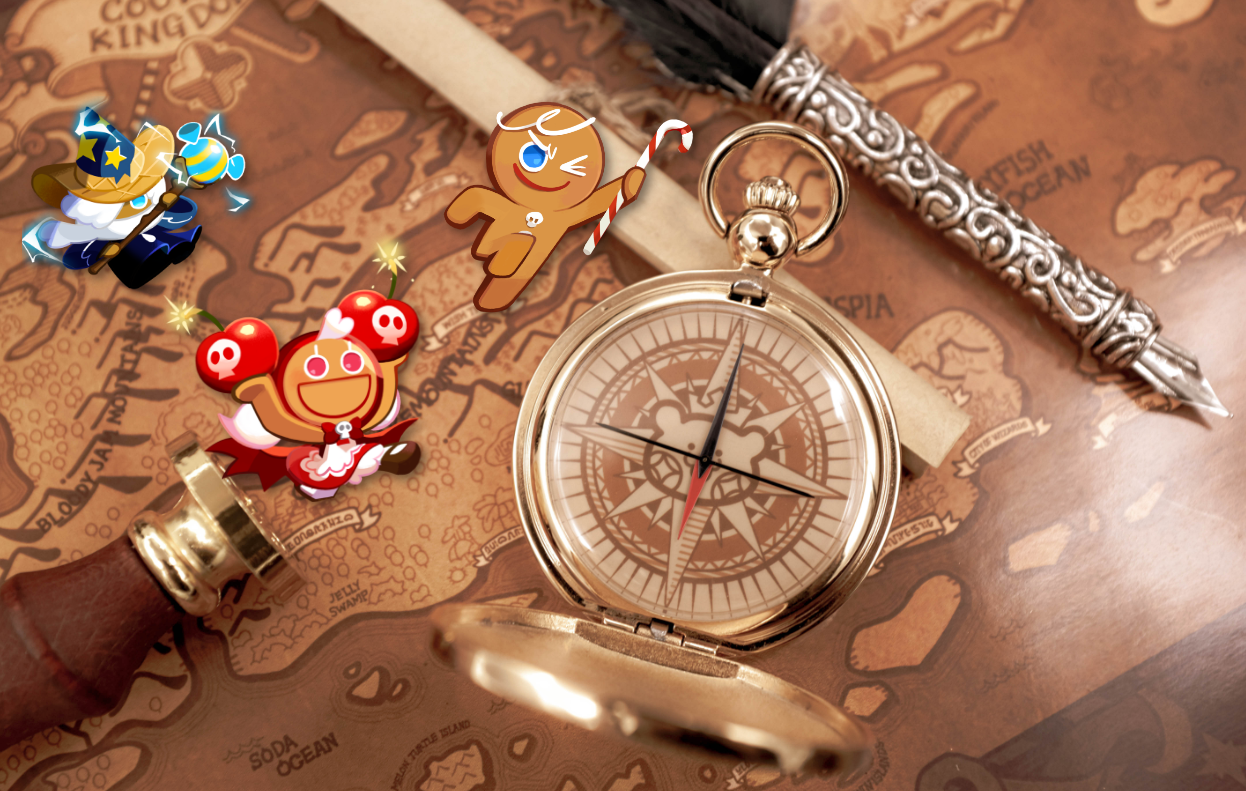 [Cookie Run Kingdom] Must-Have Adventurer Gear! Official Compass Pocket Watch