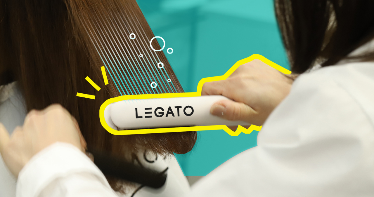 극손상모의 수분까지 지켜주는 #레가토물광고데기