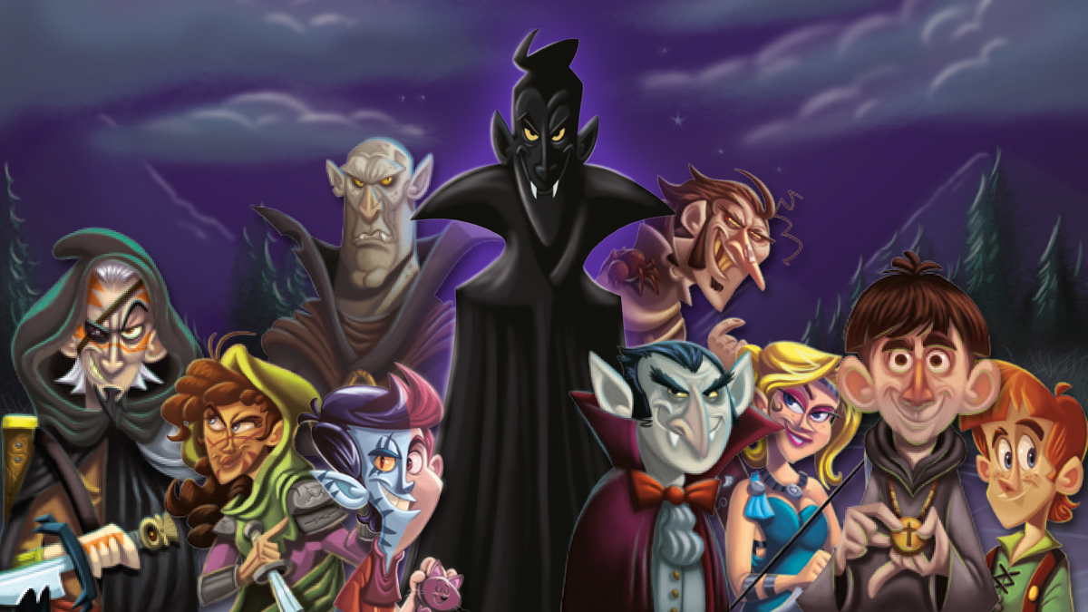 Open the box and play instantly—no host needed! The thrilling Mafia game <Midnight Vampire>