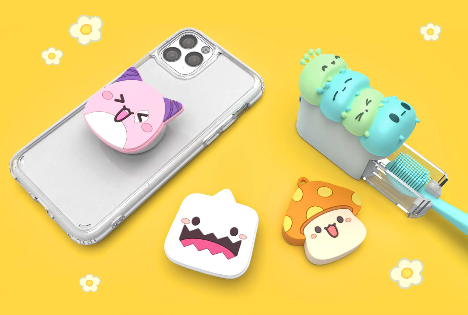 [앵콜]메이플스토리 칫솔살균기/USB/그립톡 귀여운 몬스터와 함께해요!