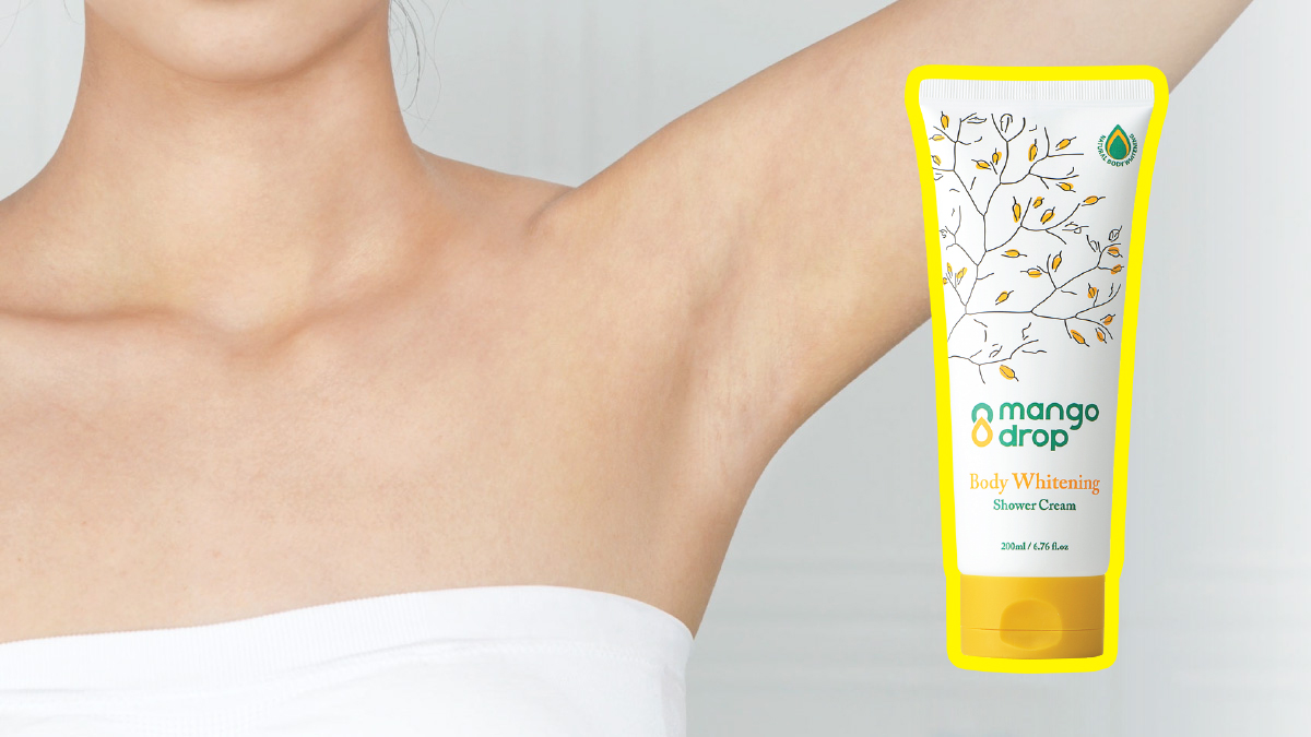 화이트태닝한 줄! 샤워만으로 하얘지는 <미백샤워크림> 피부톤 자동보정!