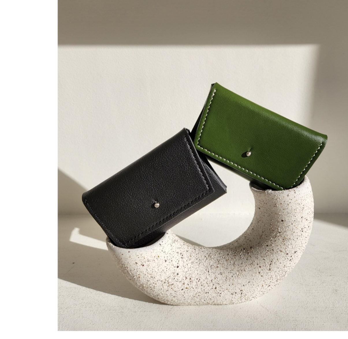 [ハンドメイド] 自然の一握り、サボテンカードウォレット