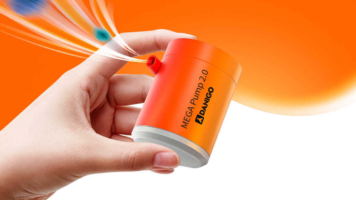 お出かけ必須アイテム #ダニゴ 携帯用エアポンプ｜価格に驚かないで！