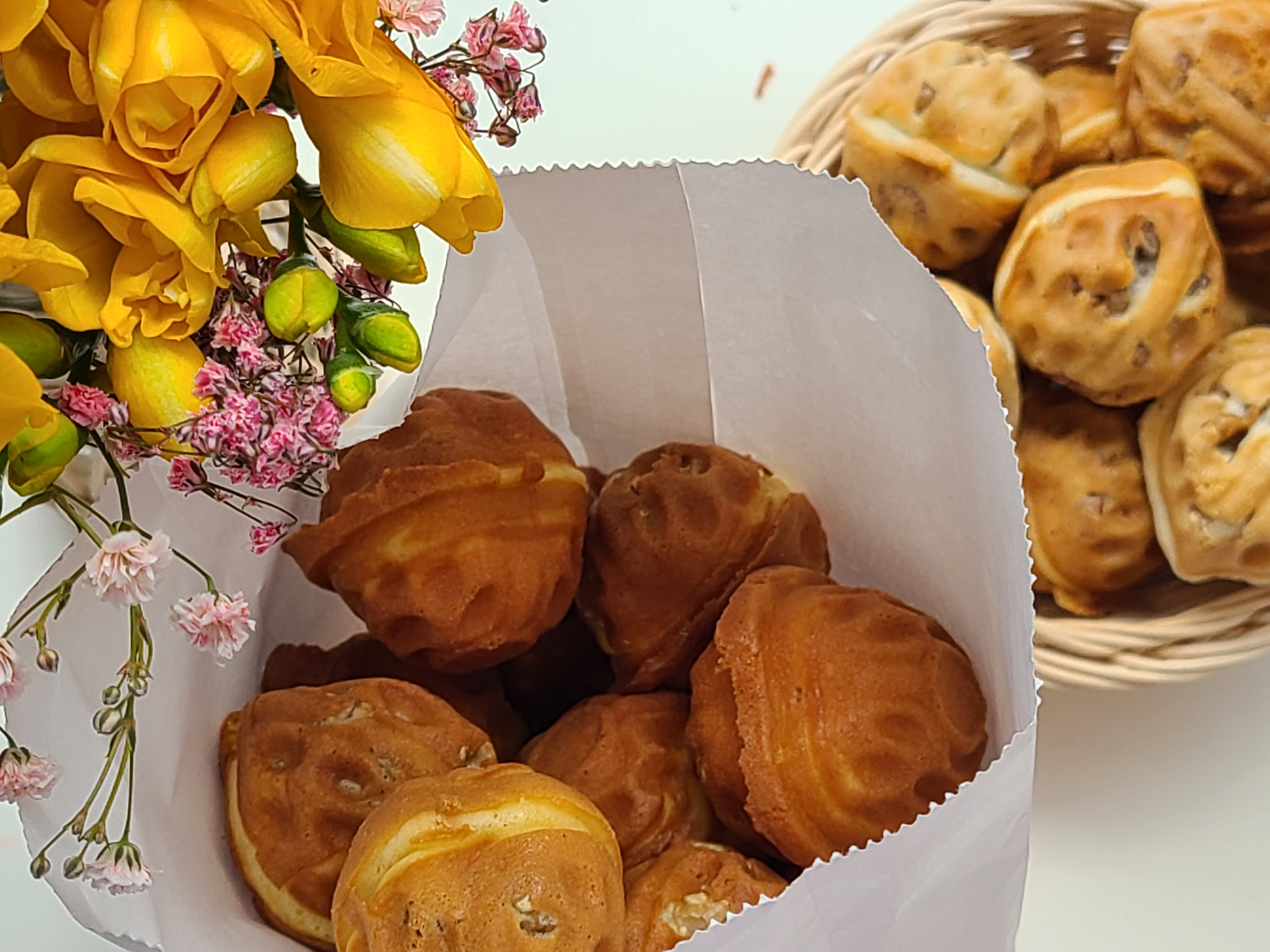 진심 쌀 100% 호두과자는 고객을 생각하는 진실 된 마음으로 만듭니다.