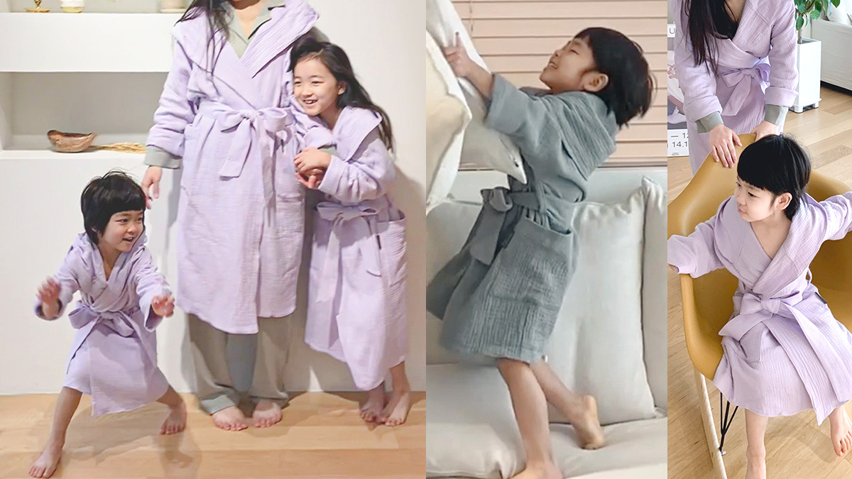 이런 가운은 처음이지? 기존 가운의 단점을 극복한 [4중거즈후드가운]