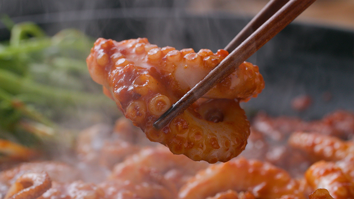 [キャンプ料理に最適] 国産イイダコ炒めミールキット