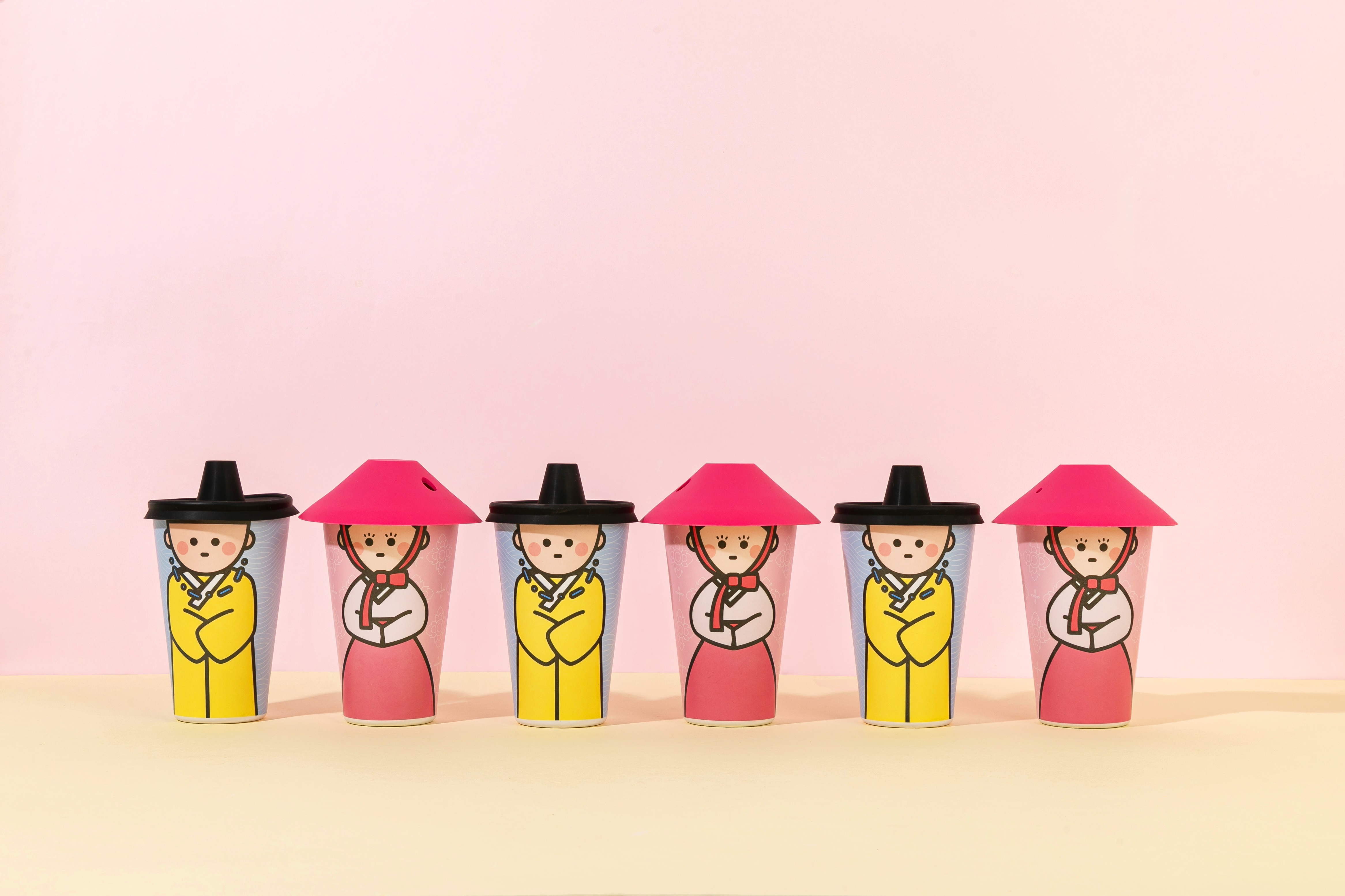 전통설화를 바탕으로한 향단이&변학도 밤부 에코컵