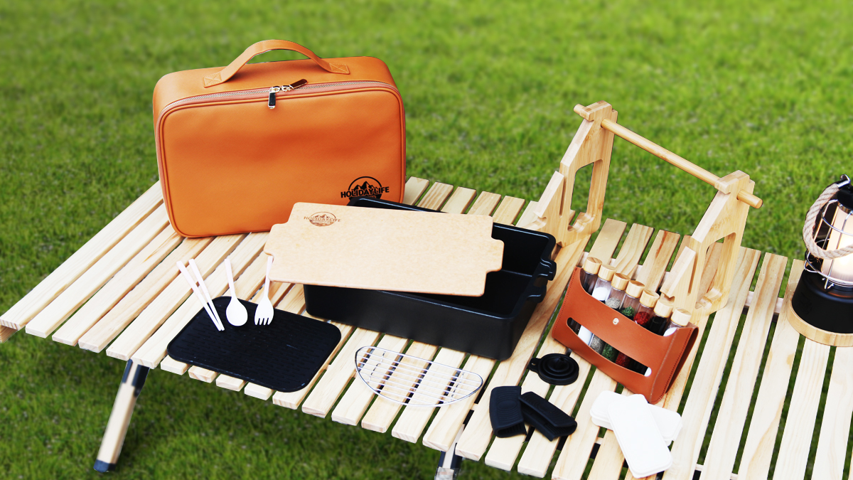 The Ultimate Camping Cookware! One Kit Does It All - Multi-Cooking Kit for Outdoors