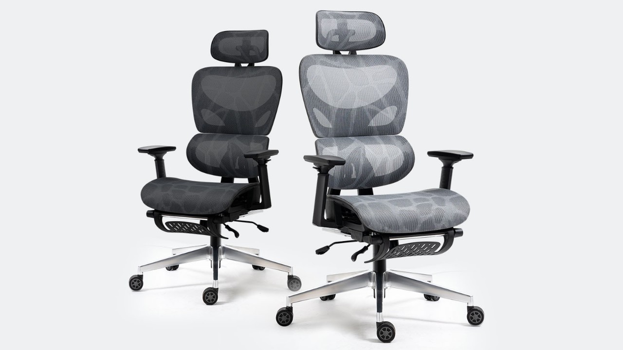 3D Head & Armrest + 135° Recline + Footrest: Premium Workchair