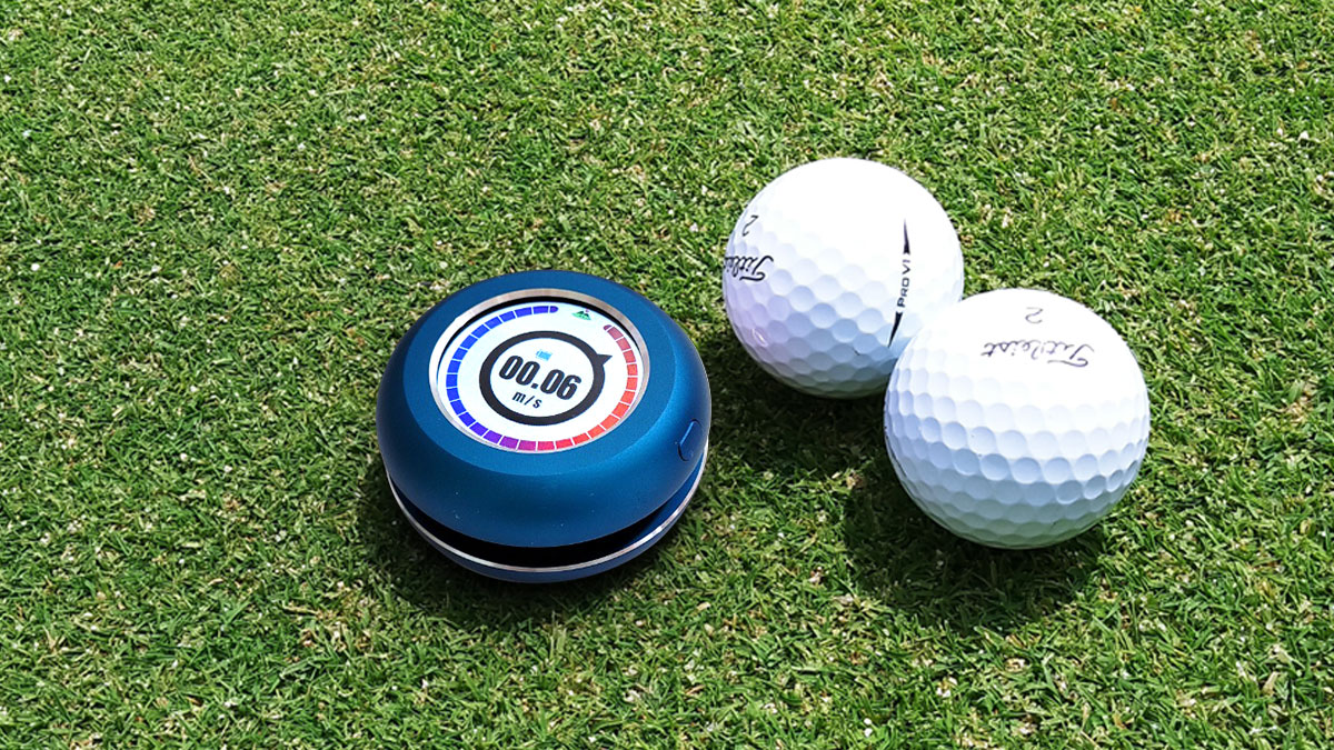 스크린골프 데이터를 3cm화면에 담았다! 풍향/풍속/경사도/퍼팅라인 측정