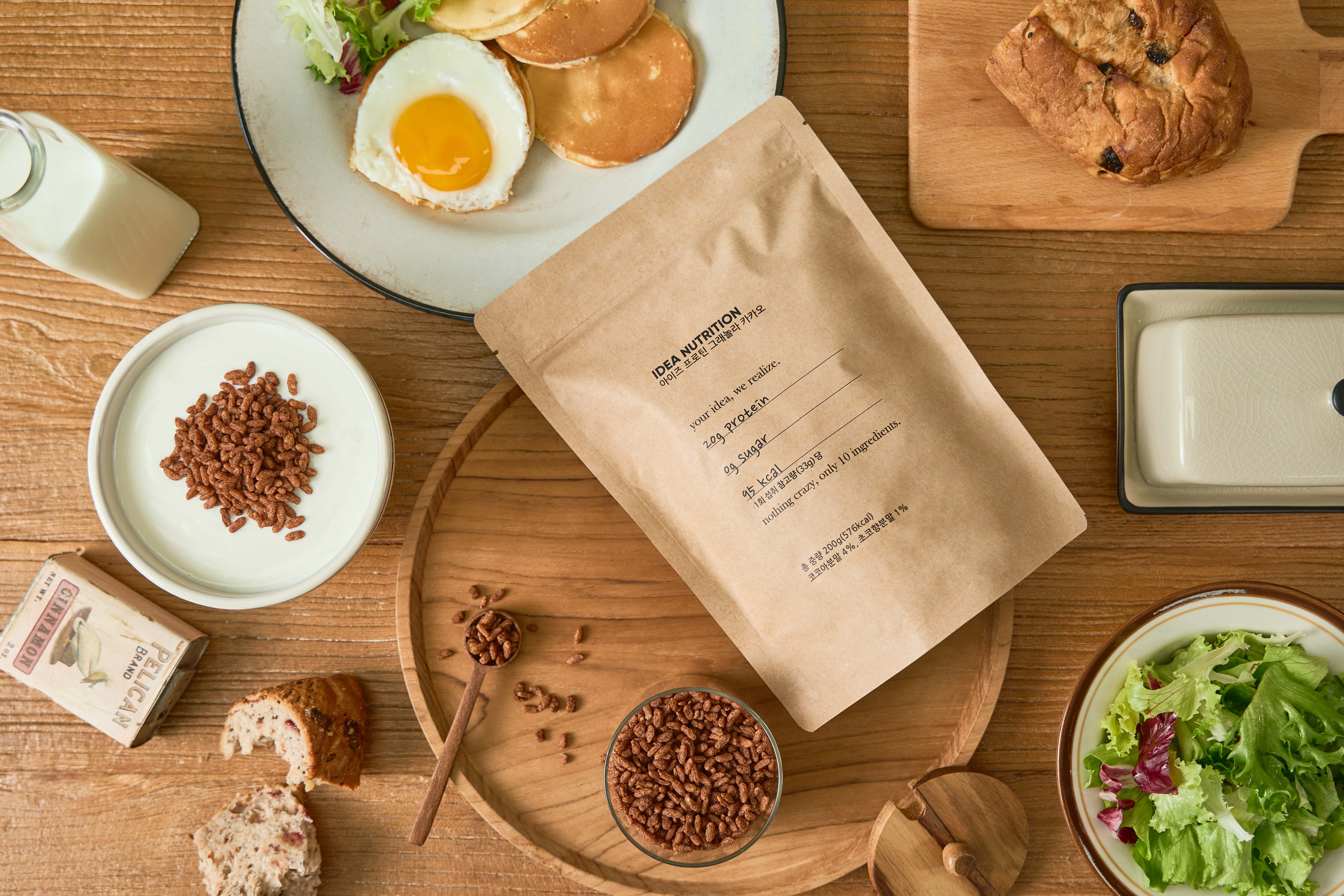 [단백질20g, 당류0g, 95kcal] 성분덕후가 만든 프로틴 시리얼