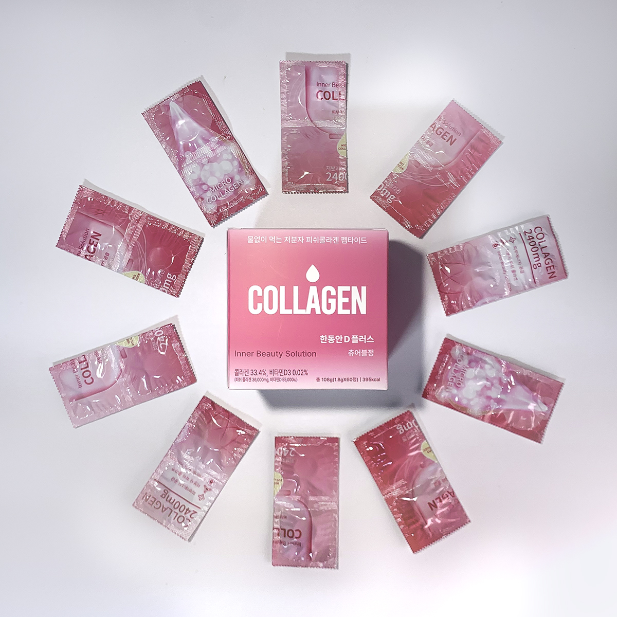 [Inner Beauty for 100 Won a Day] Ultra-Affordable Collagen & Vitamin Probiotics