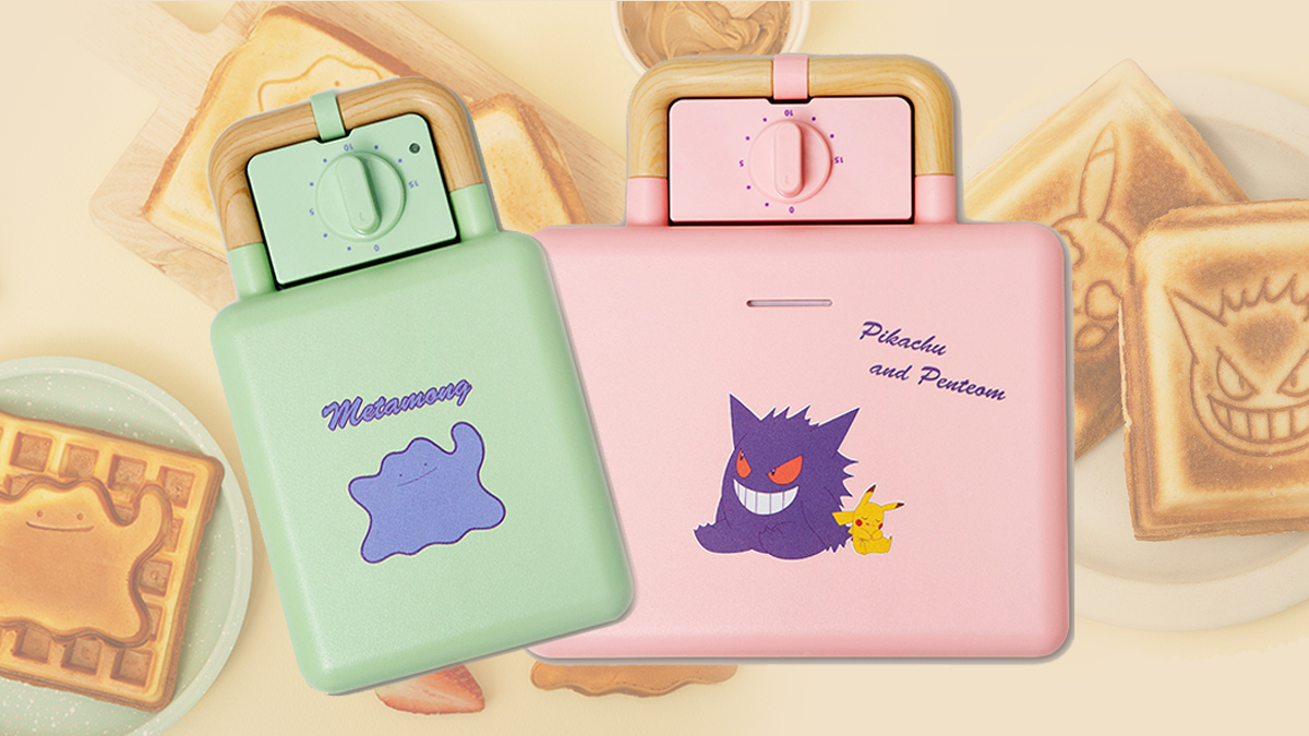 빵과 와플이 귀여워지는 마법! 포켓몬이 찍혀나오는 초간단 와플메이커