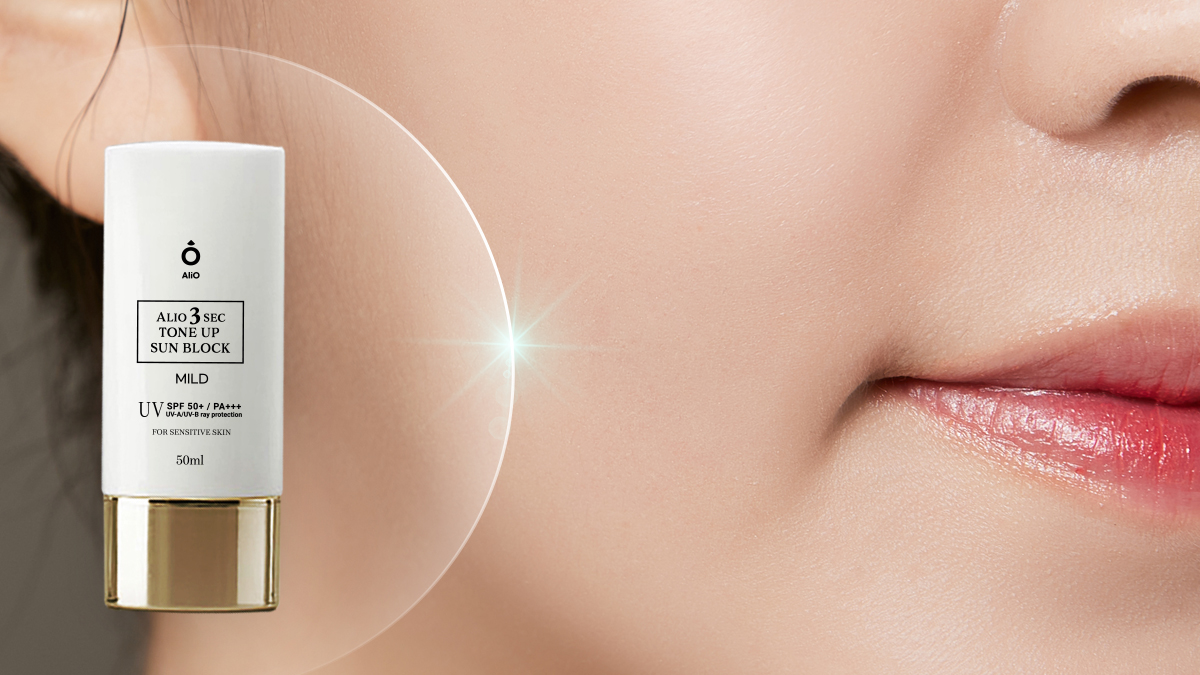 <쌩얼완성>선크림만으로 3초 톤업 피부결. 자동 보정!