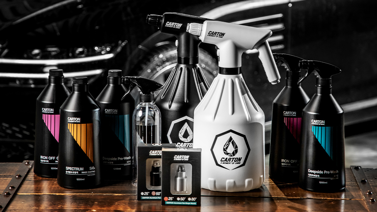 洗車はやっぱり道具勝ち！刺激的なカートン電動スプレーとコスパ抜群ケミカル