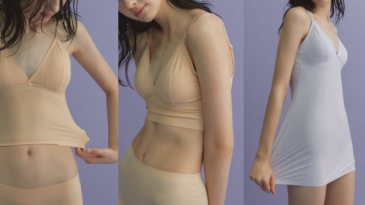 피부처럼 착-감겨요. 24시간 편안한 #에어터치 브라 3종