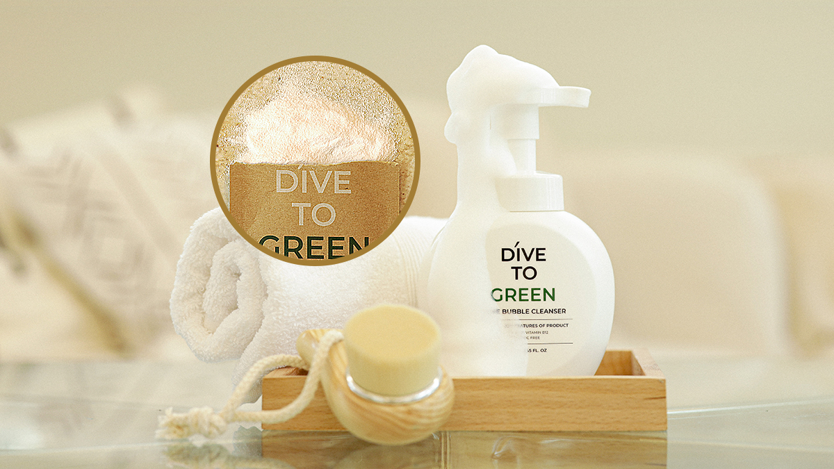 Just add water! Eco-friendly homemade bubble foam crafted by cleansing enthusiasts