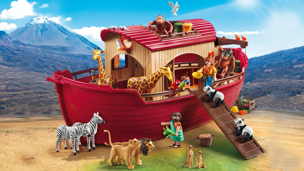 [Limited Edition] Playmobil Star Trek Spock Keychain & Noah’s Ark Set