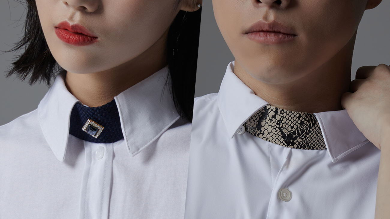 Keep the Freedom of No Tie with a Shirt Choker Without Losing Style