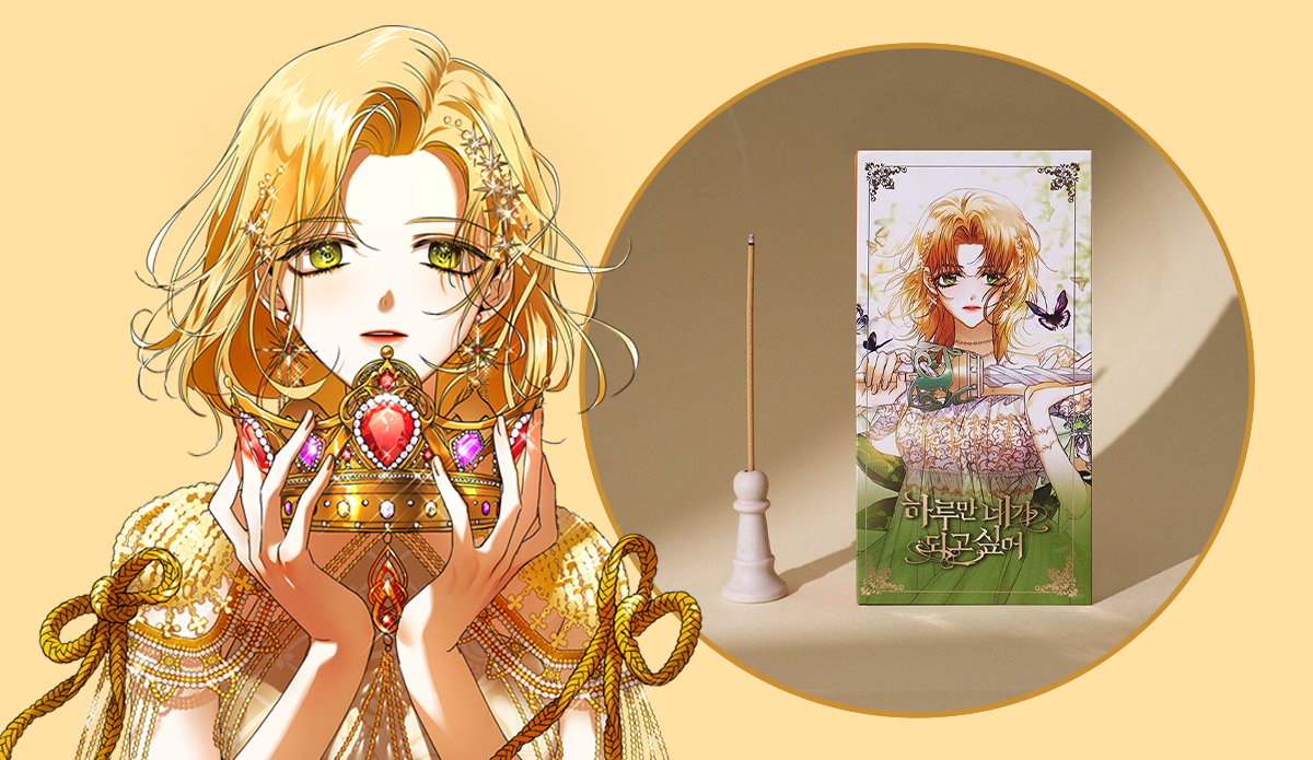 Naver Webtoon <I Wish I Were You for a Day> Medea & Psyche Incense Set