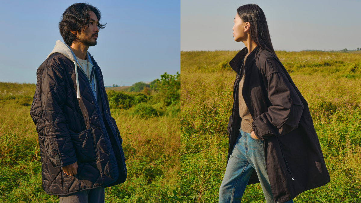 [10만원대] 우주복 소재 초경량 패딩 + 100%순면 야상 리무버 자켓