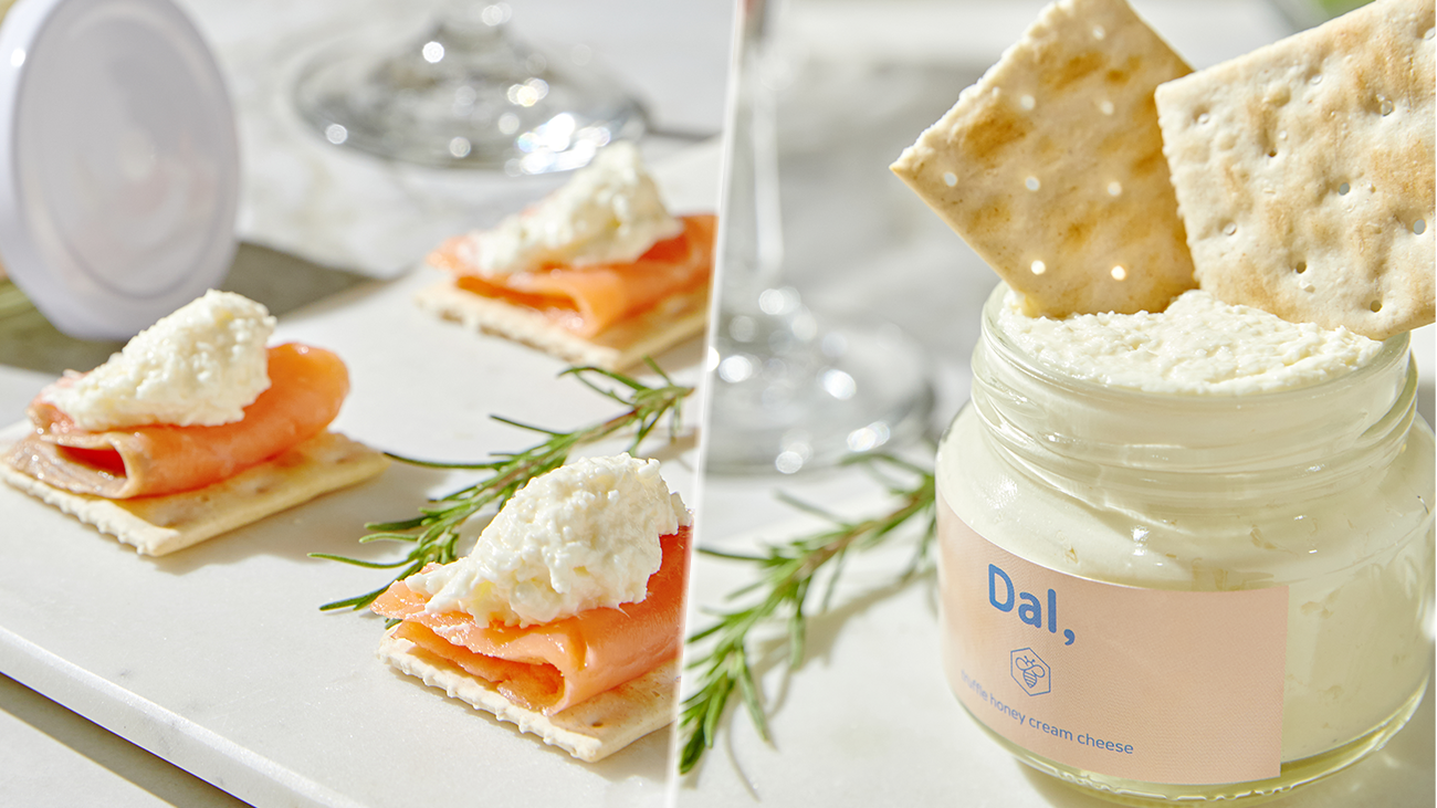 松露油与国产蜂蜜邂逅手工奶油奶酪！