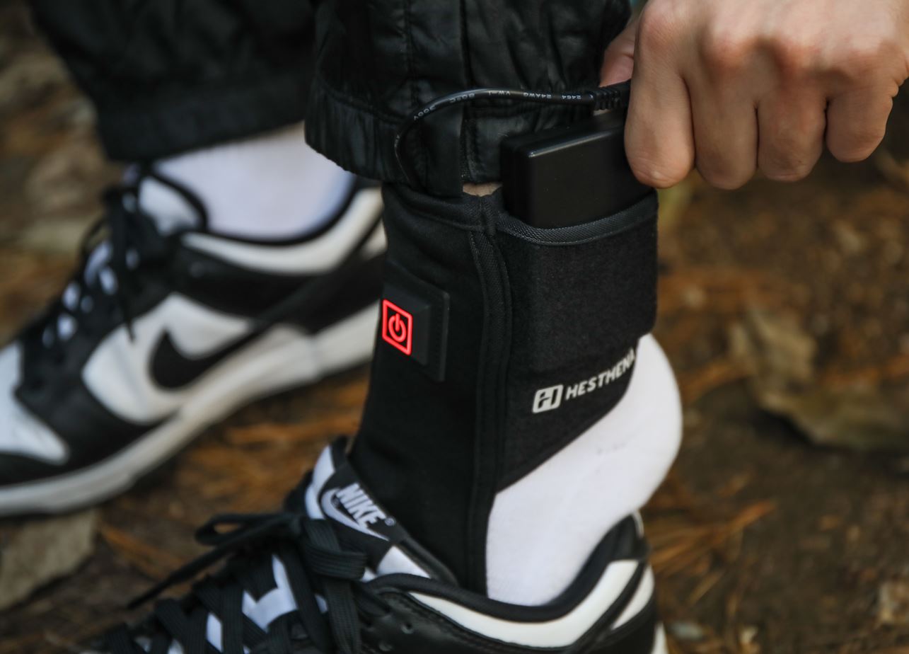 [評価4.7・アップグレード版]真冬もぽかぽか！熱を生む発熱フットカバー