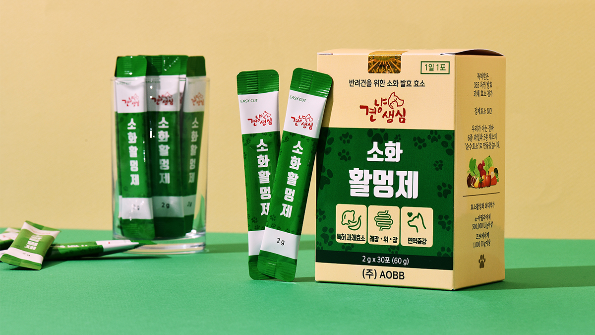 [우리 아이 응가가 달라졌어요] 건강한 과채효소 반려동물 전용 소화제