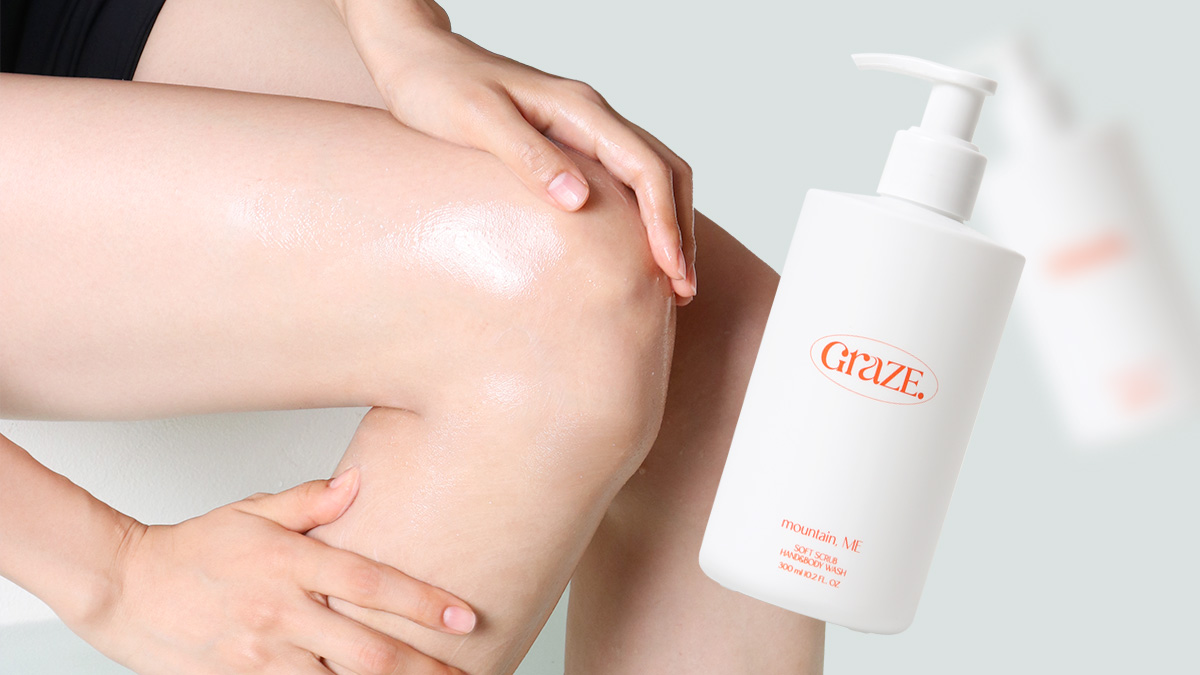 No More Separate Body Scrubs. Silky Skin with Just Showering | Scrub Body Wash