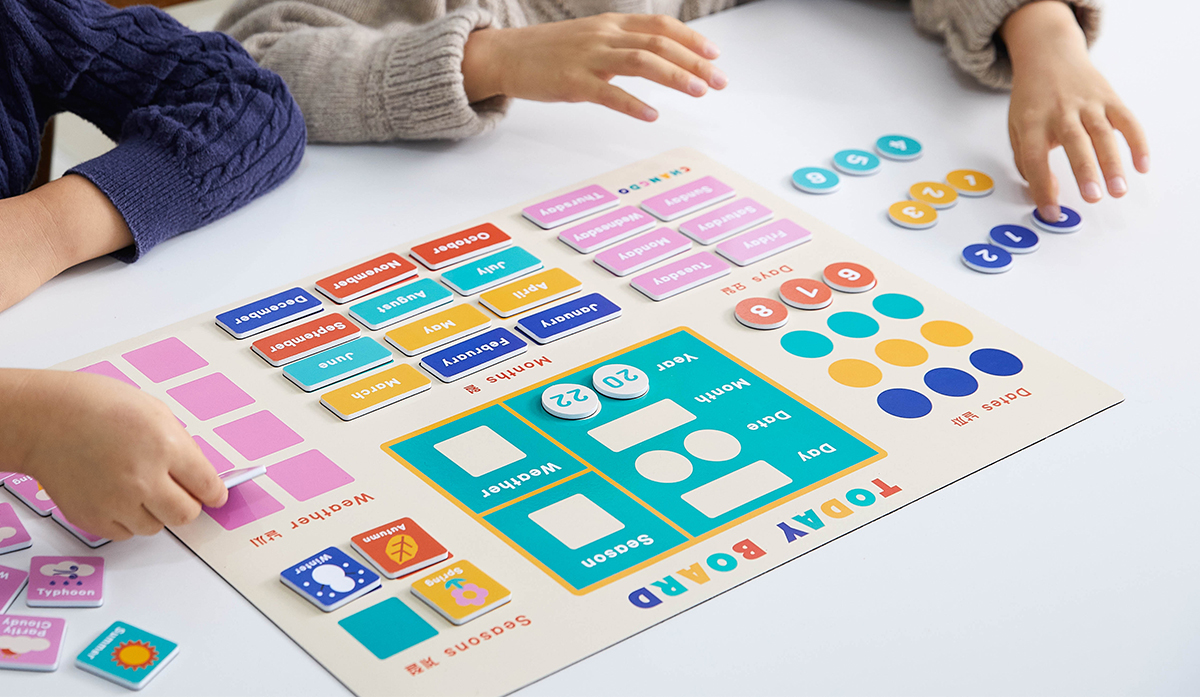 [두뇌발달 결정적 시기 필수템] 4~7세 탐구놀이, TODAY BOARD