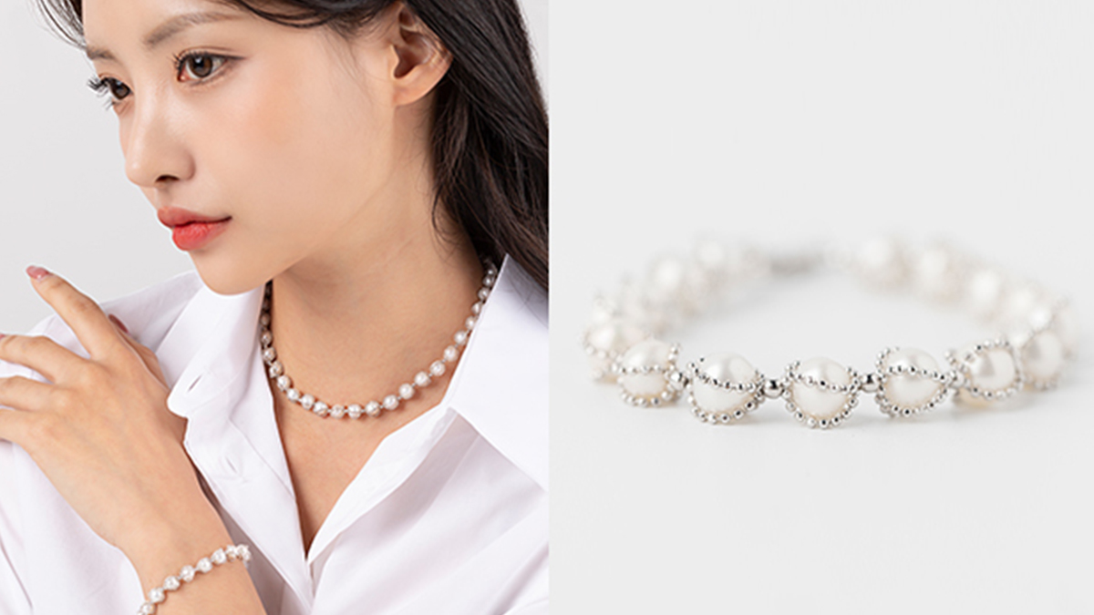 精湛工艺｜经典珍珠的独特蜕变！蕾丝链珍珠珠宝