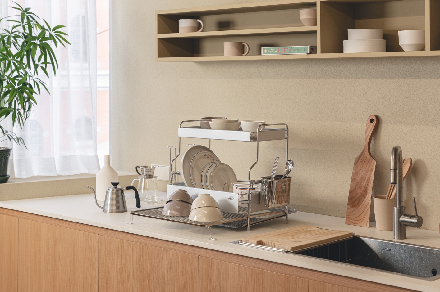 [최초공개] 수납,정리,건조 주방에 모든 걸 맞춘 3in1 식기건조대!