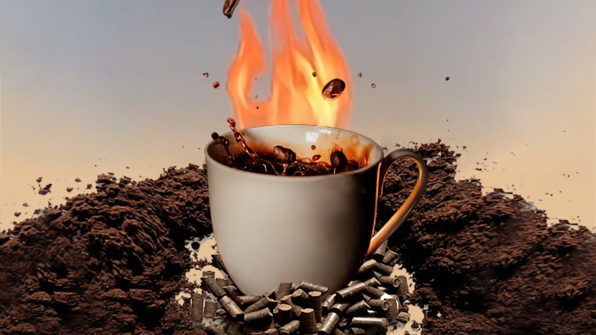 버려지는 커피박 불로 환생, 캠핑시 불멍, 바베큐 연료는 커피파이어로! 