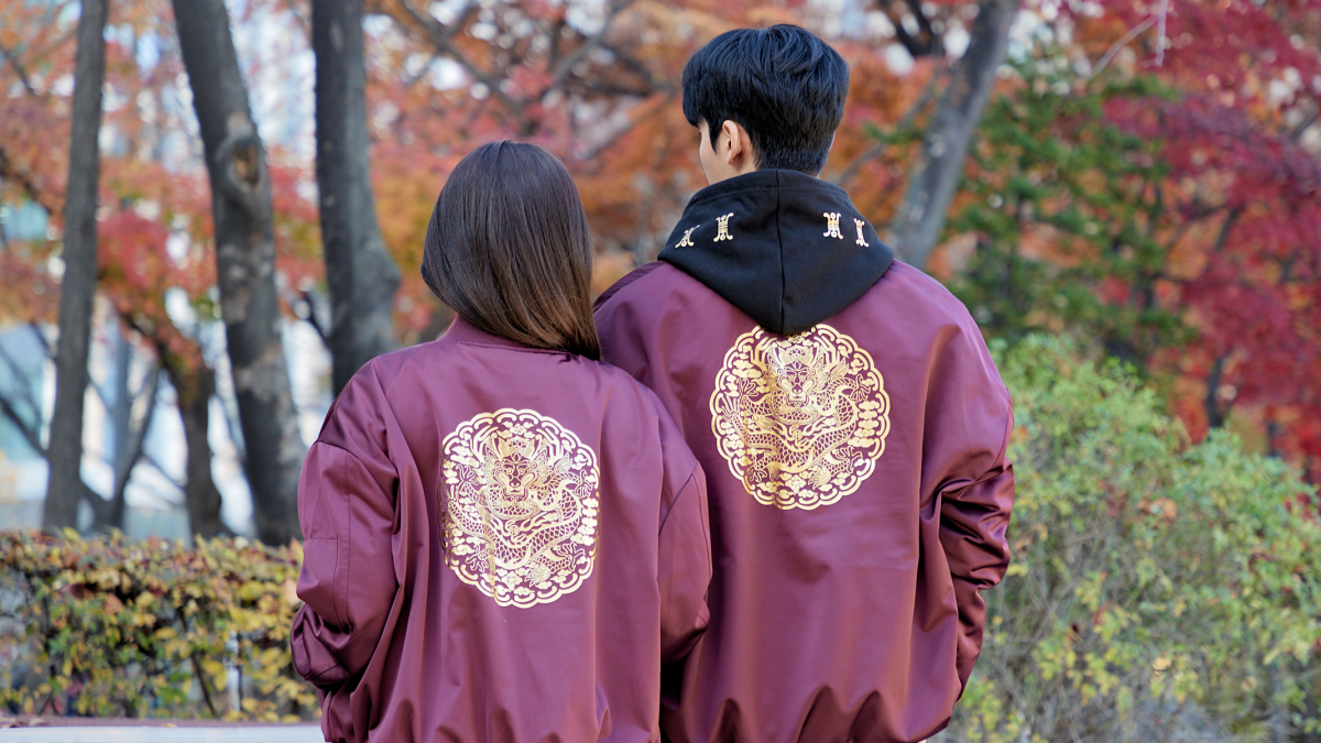 Everyday Royalty: Dragon Crest Bomber & Sweatshirt