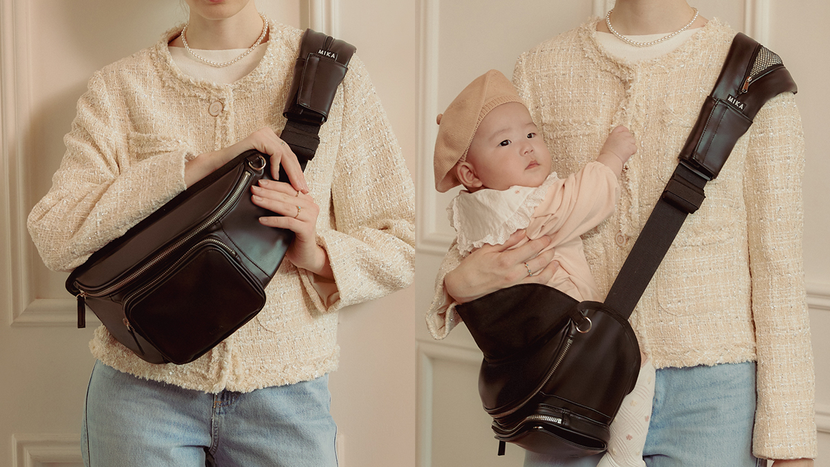 [누적 2.5억 펀딩ㅣ요청쇄도] 슬링백+아기띠 2in1 미카허그 슬링백