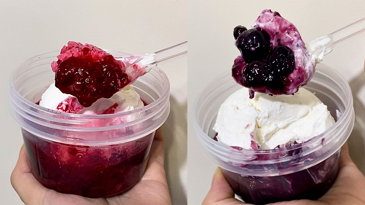 浓稠Q弹，香浓且酸味轻的希腊酸奶！果粒丰富的果酱！