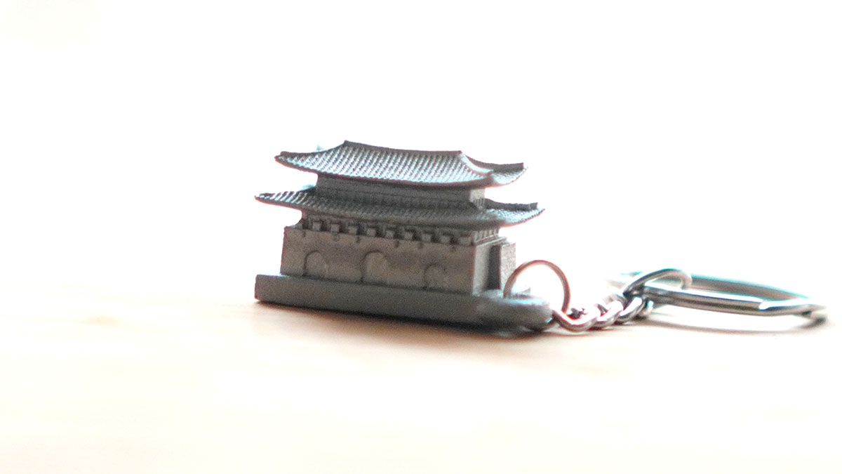 韩国代表纪念品，采用最新金属3D打印技术制作