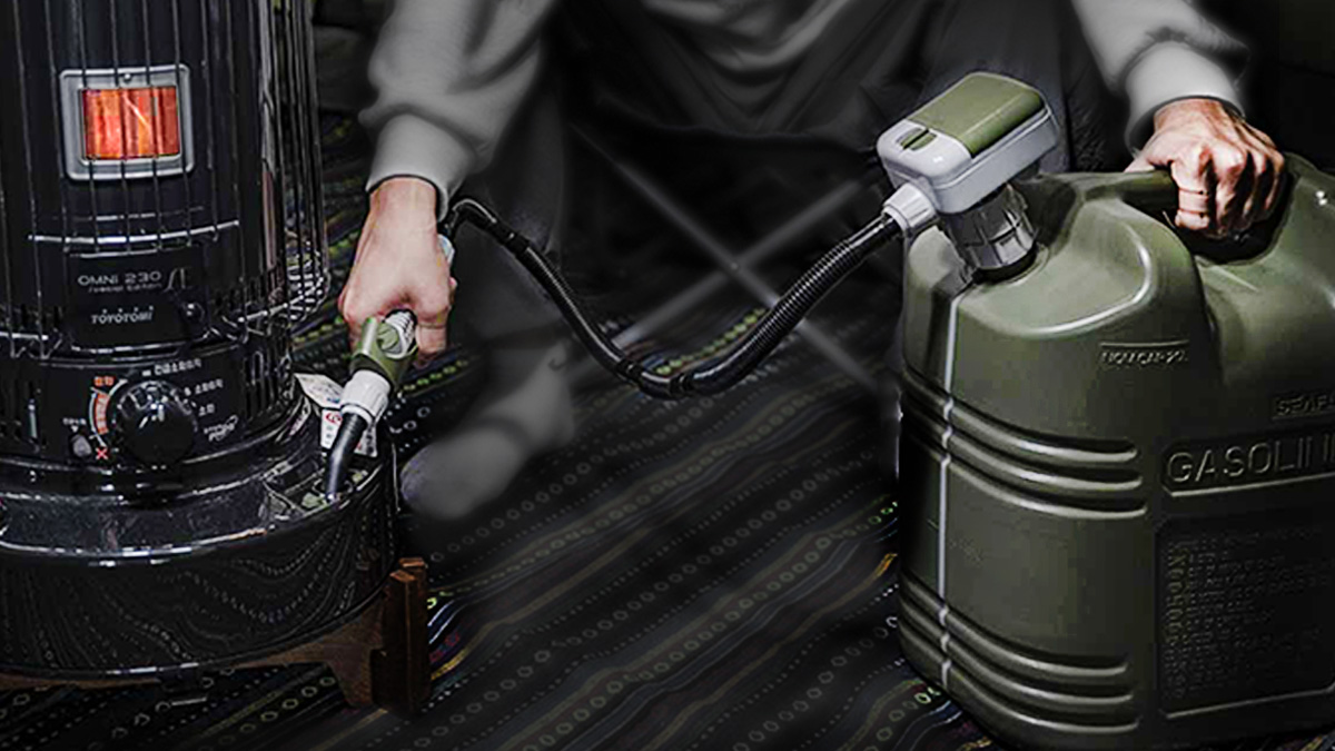 [露营炉1分钟快速加油！] 泵制造商研发的喷嘴式电动加油器