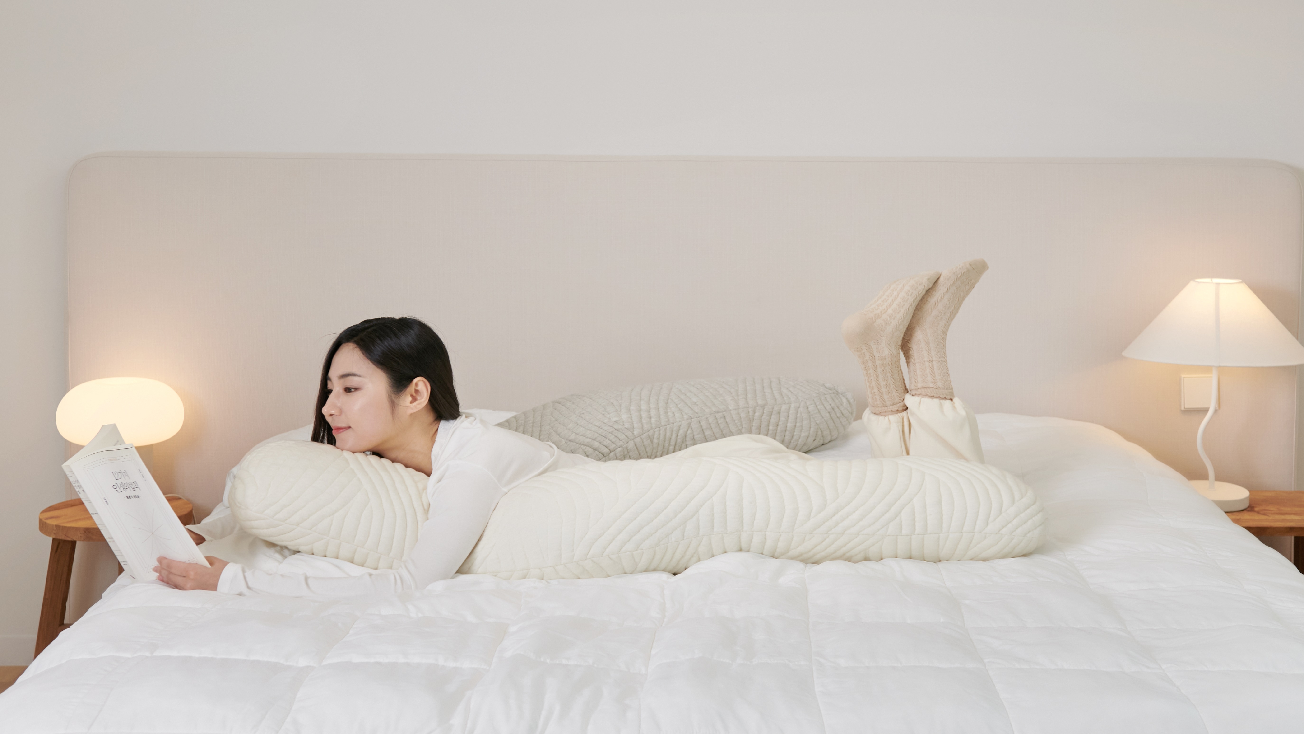 [삼분의일] 전기없이 8°C 더 따뜻해요 I 평생쓰는 꿀잠 바디 필로우