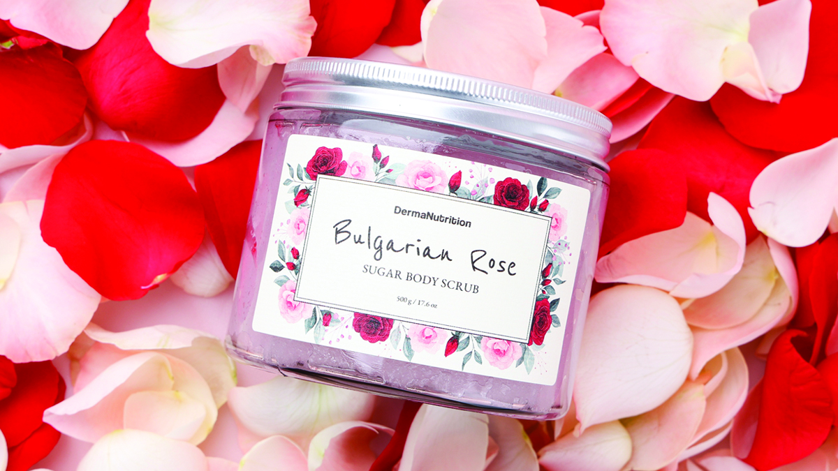 [低刺激&素食认证] 蕴含百万朵玫瑰花园的身体磨砂，香氛去角质体验