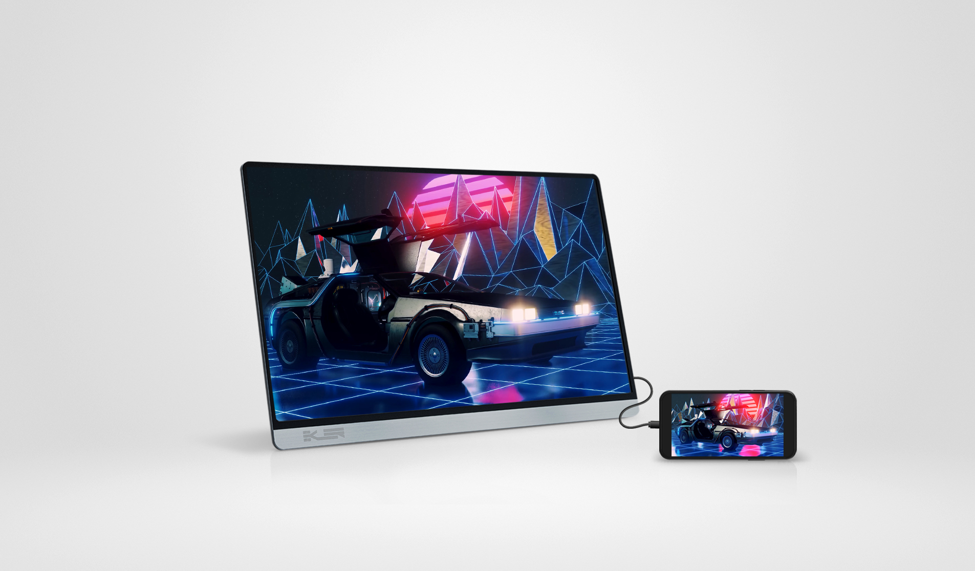 아이폰 미러링 & 노트북 활용 백배! 1석 2조 휴대용 모니터