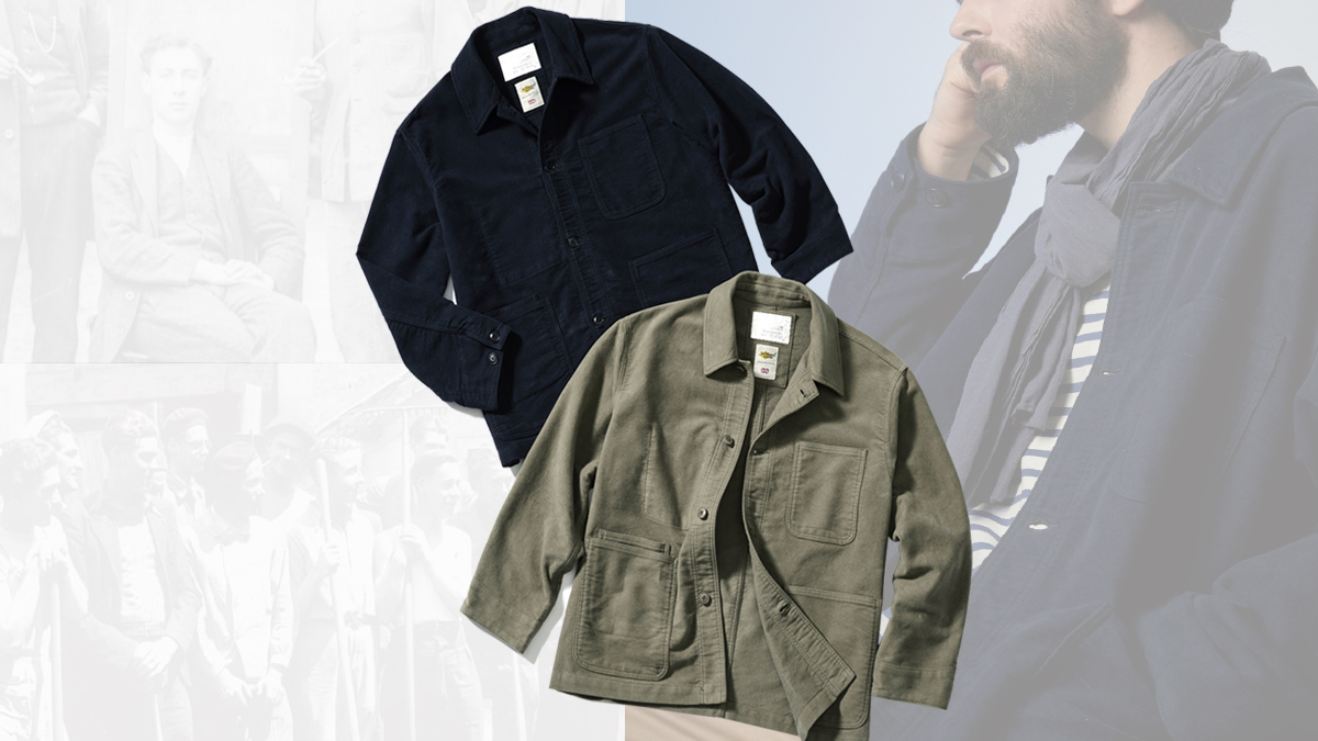 [Rated 5.0] Premium British Moleskin French Work Jacket