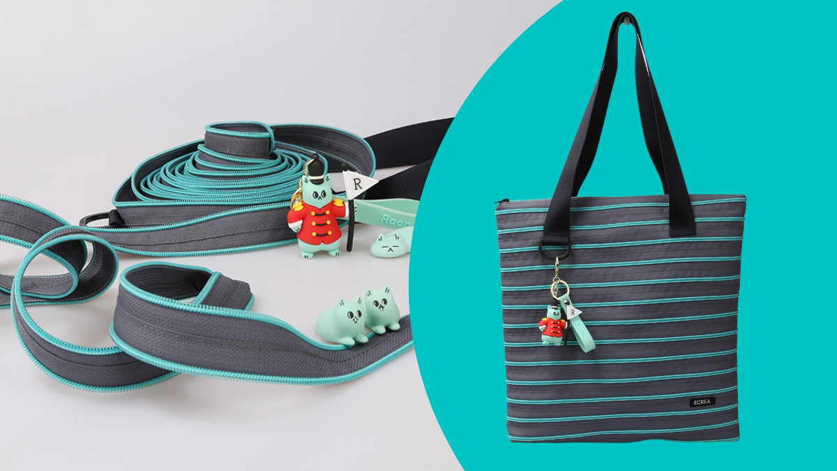 폐지퍼가 가방이 된다고? 업사이클링 #집업백, 라온X에크레아