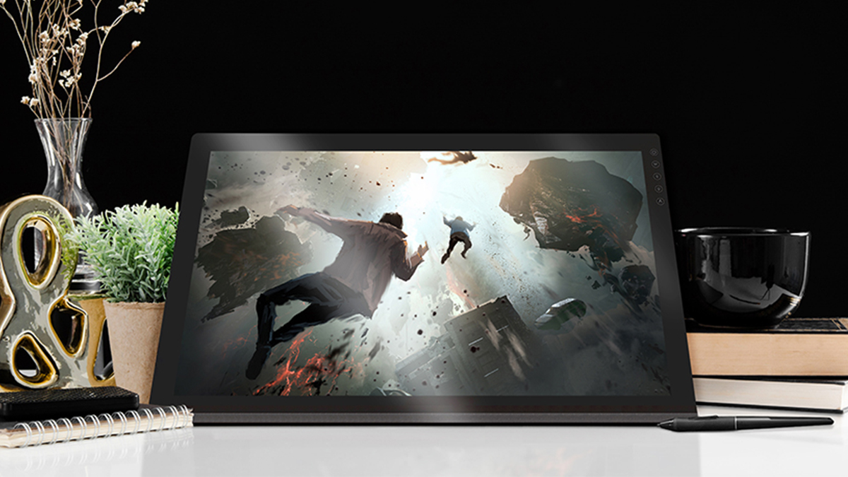 22" Monitor Tablet with crisp touch and contrast perfect from beginners to pros!