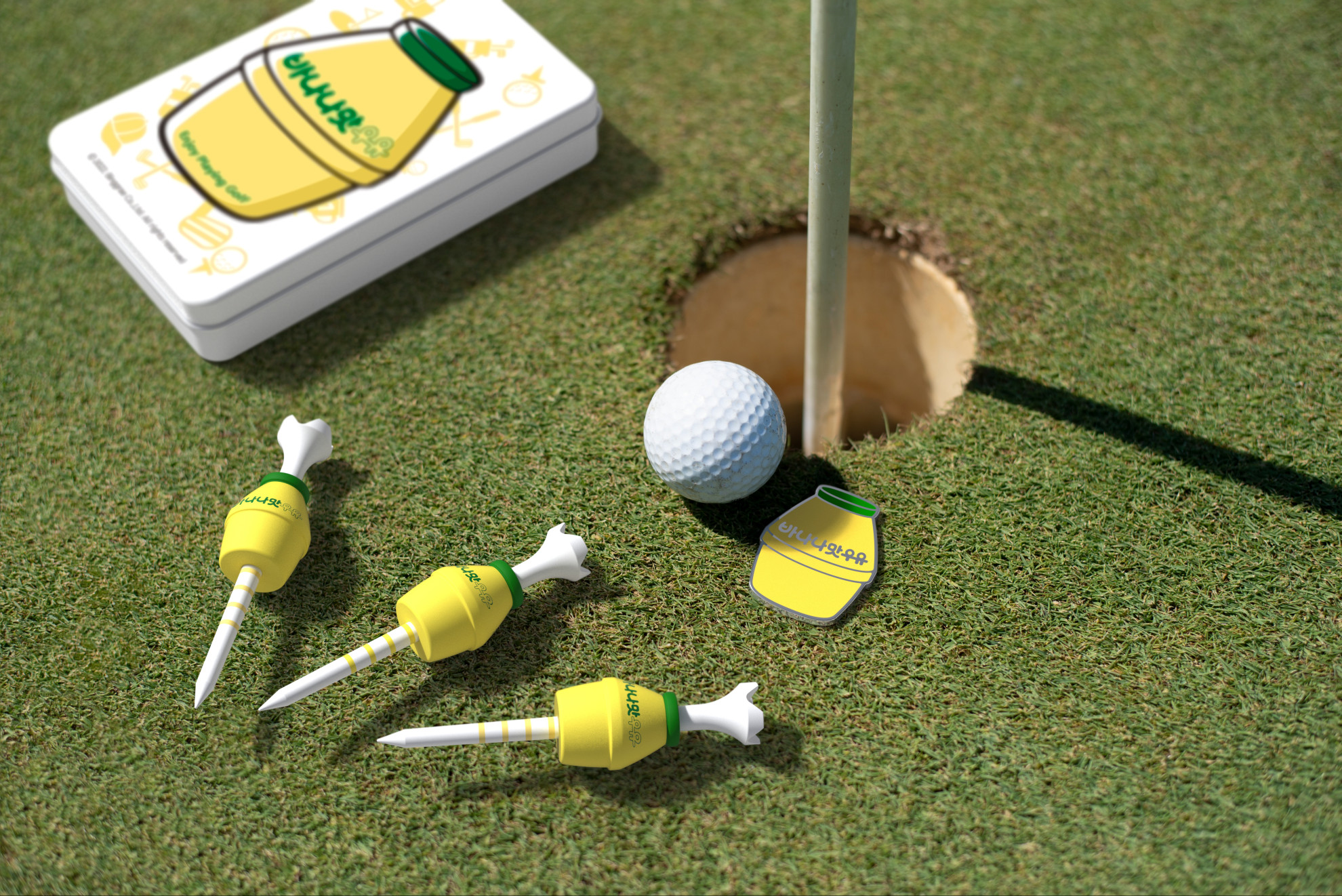 [Banana Milk Golf Tee Set] Can’t Resist! How to Become the Star on the Field